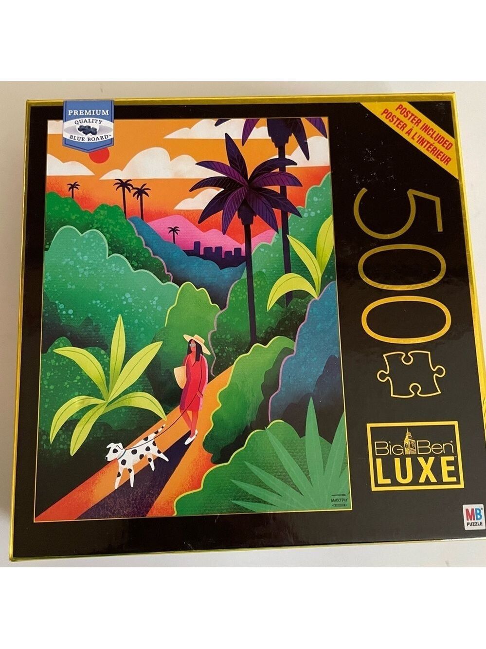 Big Ben Luxe 500 Piece Puzzle, 18" x 21" Vibrant Colors
